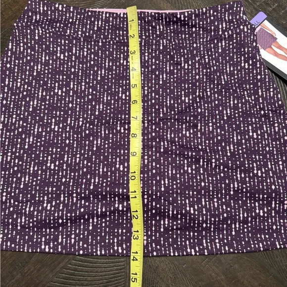 Tranquility Purple Patterned Women's Skirt/Skort - Picture 6 of 16